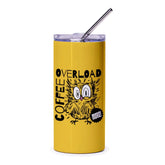 Yellow Coffee Overload Design Tumbler Drinkware product